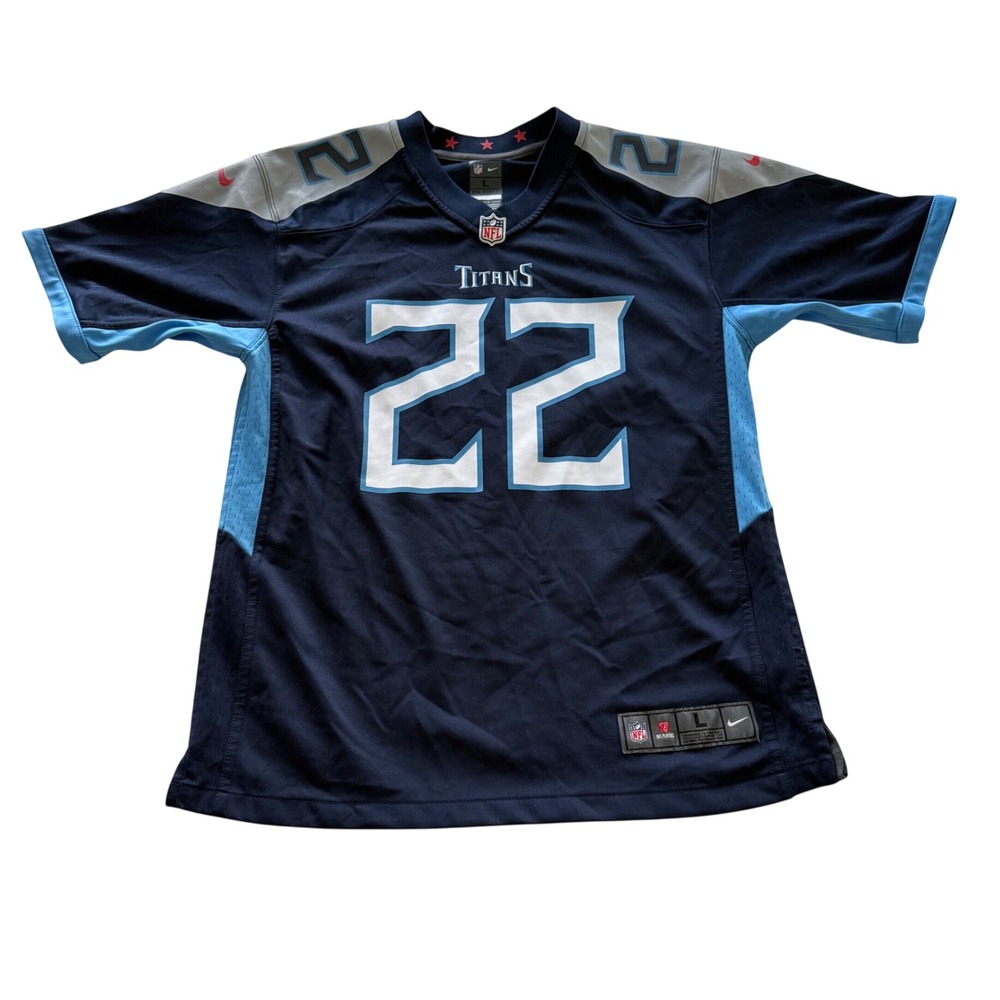 Nike NFL Jersey Kids Large 14/16 Navy Tennessee Titans Derrick Henry #22